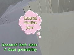 الورق الخالي من الخشب الورق الأوفسيت الورق السند الورق الأبيض ورق الطباعة الأوفسيت