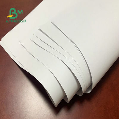 سطح أملس White Bond Paper Roll Brightness Offset Uncoated 60g 80g For Notepad