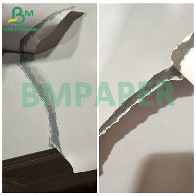 ورق مضاد للشفافية مع صلابة عالية ورق مغلفة C2S ذات قلب أسود و قلب أزرق