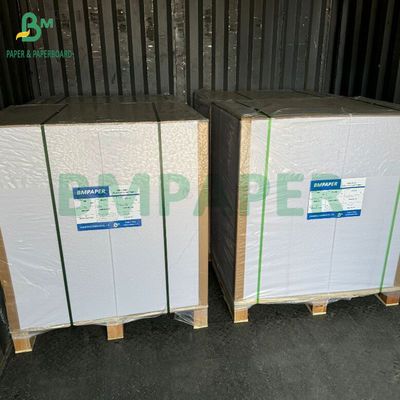 60# 90gsm مغلفة من جانب واحد ورق C1S أوراق لأطعمة الملصقات 32' x 24'