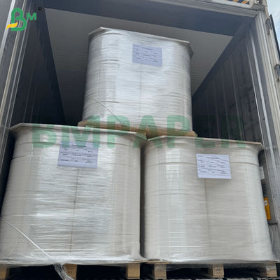 26 جرام 28 جرام ورق تغليف عيدان تناول الطعام الأبيض بدرجة الغذاء، لفائف 22 ملم - 1090 ملم