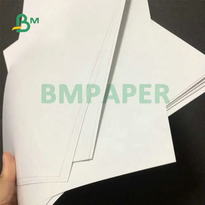 100 # 120 # ورق حريري لامع ، ورق نص مطلي على الوجهين أبيض لامع لطباعة الأوفست