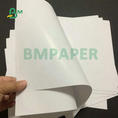 100 # 120 # ورق حريري لامع ، ورق نص مطلي على الوجهين أبيض لامع لطباعة الأوفست