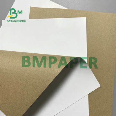 ورق الكرافت الأبيض العلوي المعاد تدويره لب الورق 120gsm 170gsm 200gsm