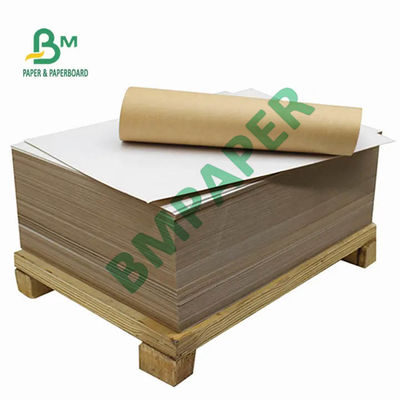 ورق الكرافت الأبيض العلوي المعاد تدويره لب الورق 120gsm 170gsm 200gsm