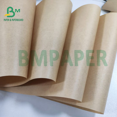 بكر لب الورق البني كرافت ورق التغليف 1250mm 50gsm 70gsm