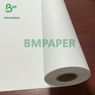 ورق Inkjet Plotter ذو وجهين أبيض 20LB Bond Roll 2 `` Core 24 '' Width