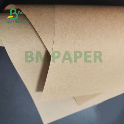 70gsm غير مبيض كيس ورق كرافت بني غامق للأكياس الصناعية عالية القوة