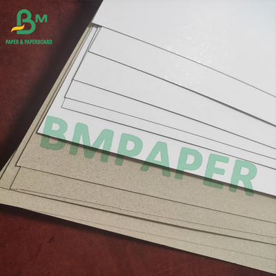 مادة لب الورق المعاد تدويره أبيض ورق لوح مزدوج 200gsm - 500gsm