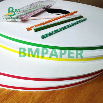 ورق تغليف سفلي بطبقة متوسطة من القش 60gsm 120gsm للطعام أبيض ملون