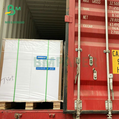 ورق أبيض C2S لامع 25 × 38 بوصة 128 جم 150 جم 170 جم لطباعة الكتيبات