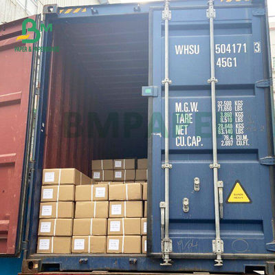 92 ٪ بياض 80gsm لفة ورق الراسمة ، لفة ورق أبيض عادي لرسام CAD 24 `` X 150ft