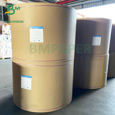 80GSM 90GSM Kraft Liner Board ، ورق كرافت شبه قابل للتوسيع لأكياس الأسمنت