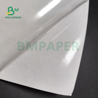 ورق لاصق أبيض لامع 75gsm 80gsm لسوبر ماركت طلاء جانب واحد