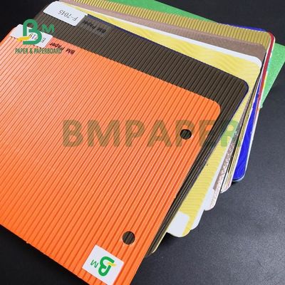 140gsm + 170gsm المطبوعة لوح مموج جدار واحد لأكمام القهوة E Flute