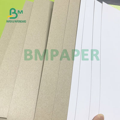 لوح خلفي رمادي مزدوج مطلي بالطين 200gsm 230gsm صلابة عالية من جانب واحد