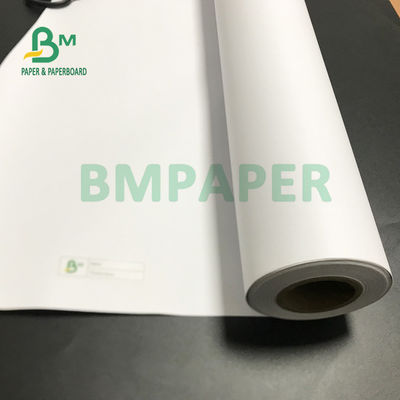 914mm X 100m 20lb ورق Inkjet Bond ورق ذو وجهين أبيض للتصميم