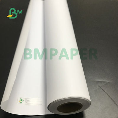 914mm X 100m 20lb ورق Inkjet Bond ورق ذو وجهين أبيض للتصميم