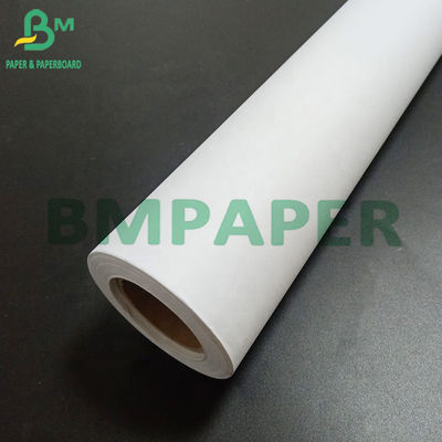 24 &quot;X 500ft CAD الراسمة ورقة لفة ، ورق السندات النافثة للحبر لصناعة الملابس