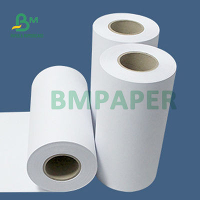 20lb Papel Plotter Inkjet لطابعة تنسيق عريض 24 `` 36 '' × 50 م صورة حادة