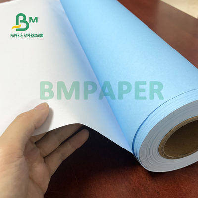 80gsm جانب واحد ورق CAD الراسمة الأزرق للهندسة 610 مم × 150 م