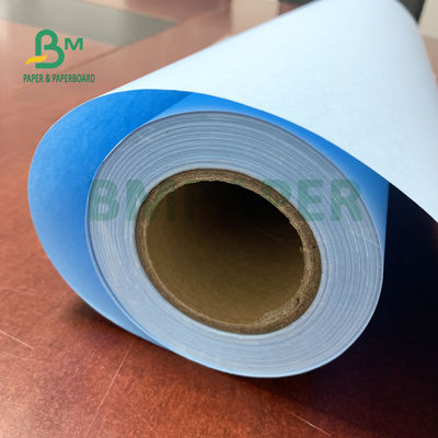 24 `` X 100ft ورق بوند هندسي أزرق 20 رطل سطح أملس