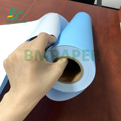 30 `` X 150ft 2 '' ورق سندات CAD أزرق أحادي الجانب بسلاسة 20 رطل