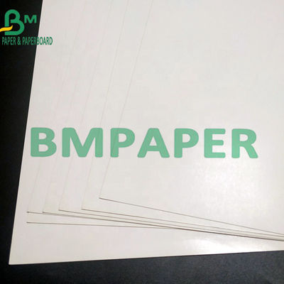 360g 25 × 38 `` غطاء ورق أبيض لامع C2S مزدوج الجانب مغطى بعلامة Hangtag