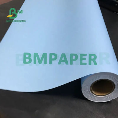 80gsm 20lb جانب واحد / مزدوج الجانبين الأزرق الراسمة ورقة لفة الطباعة الرقمية