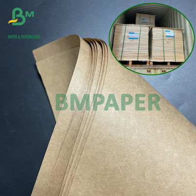 توريد BM 70gsm 75gsm شبه قابل للتوسيع ورق الكرافت البني لتعبئة الأسمنت