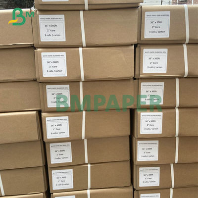 ورق هندسة نفاث حبر أبيض 2 بوصة 20 # لفة بوند 24 بوصة × 300 قدم