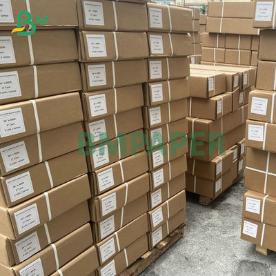 ورق هندسة نفاث حبر أبيض 2 بوصة 20 # لفة بوند 24 بوصة × 300 قدم