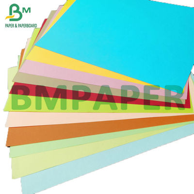 100gsm - 250gsm ملون غير مصقول ورقة بريستول 1350 مم عرض بطاقة ملونة DIY