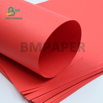 100-250gsm اللون الأحمر ورق بريستول غير مصقول DIY كرافت 1350mm صورة واضحة