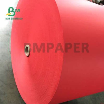 100-250gsm اللون الأحمر ورق بريستول غير مصقول DIY كرافت 1350mm صورة واضحة