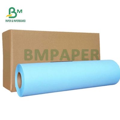 80gsm ورق رقمي أزرق للرسم الهندسي 20 `` 24 '' X 50yards 2 بوصة Core