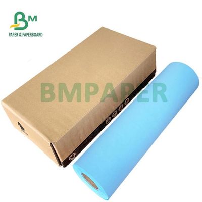 80gsm ورق رقمي أزرق للرسم الهندسي 20 `` 24 '' X 50yards 2 بوصة Core