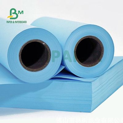 80gsm ورق رقمي أزرق للرسم الهندسي 20 `` 24 '' X 50yards 2 بوصة Core
