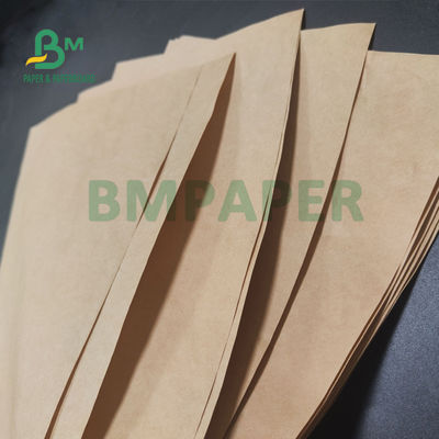 70-120gsm ورق الكيس البني القابل للتمديد للتغليف الكيميائي 50 كجم 79 × 109 سم