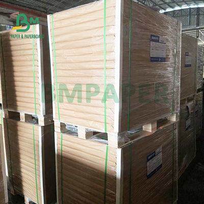 70-120gsm ورق الكيس البني القابل للتمديد للتغليف الكيميائي 50 كجم 79 × 109 سم