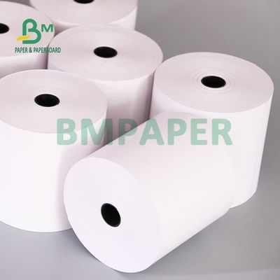 لفة ورق طابعة حرارية 65gsm BPA مجانية لإيصال أمين الصندوق 80 مم 57 مم