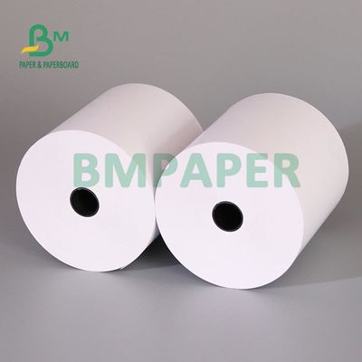 لفة ورق طابعة حرارية 65gsm BPA مجانية لإيصال أمين الصندوق 80 مم 57 مم