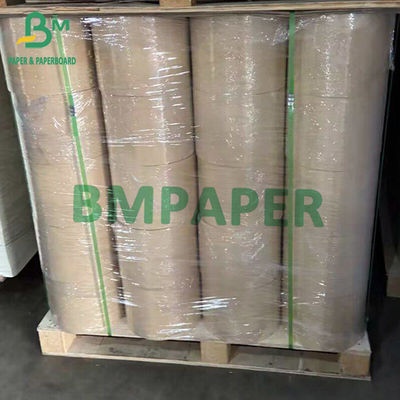 70gsm 55gsm 48gsm ورق طباعة حراري أسود عرض 790mm لفة بيضاء