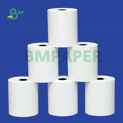 55gr 80x80mm 57x40mm تسجيل النقدية لفة الورق الحراري لنقاط البيع البنكية