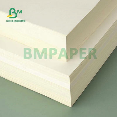 60 # 70 # 80 # 100 # LB ورق نصي أبيض غير مطلي Woodfree لطباعة الأوفست وكتابة الكتب في 50gsm إلى 300gsm