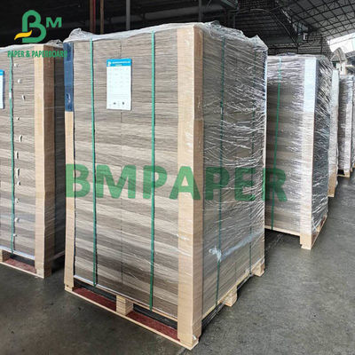OEM ورق مزدوج من الورق المقوى من جانب واحد رمادي اللون من جانب واحد صفائح بيضاء مطلية 200 - 450 جم