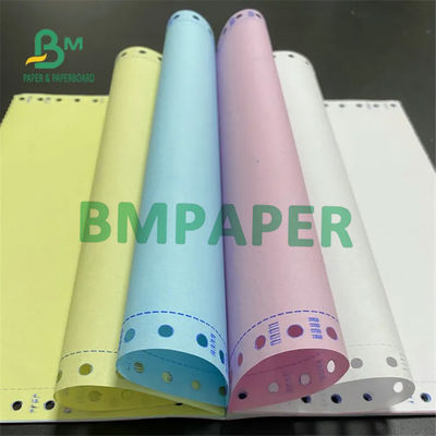 50 - 60 غرام NCR رول ورق نسخ غير الكربوني CFB CFB CB ورق 240mm 610mm 860mm واسعة