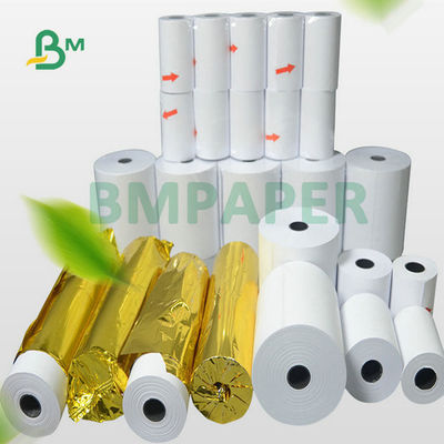 48gr 50gr 80X80MT 50X50MT أجهزة الصراف الآلي POS بنك سجل النقد الورقية الحرارية