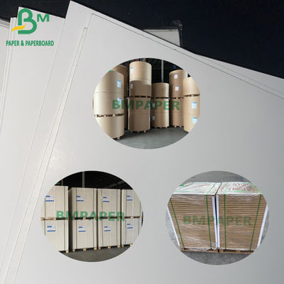 200g - 400g طبقة الغذاء FBB اللوحة الورقية البيضاء السليلوزية للحاويات الغذائية C1S الورق 25 &quot;x 37&quot; 30&quot; x 22.5 &quot;