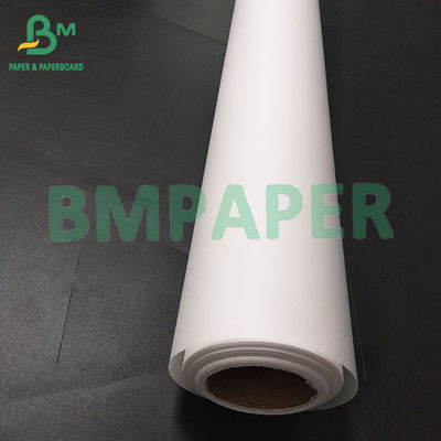 63 غرام من الورق الأبيض الخفيف الوزن الشفاف 880mm × 50m حزمة لفة